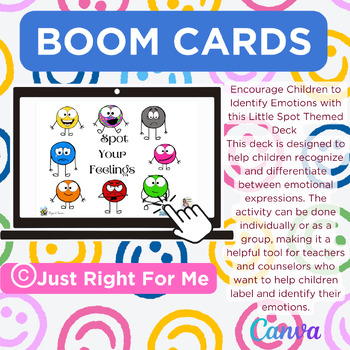 Preview of Spot Your Feelings Match Boom Cards