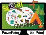 Spot it! Dobble! Camping Interactive Powerpoint Game with 