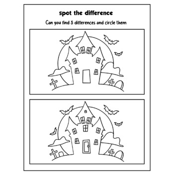 Spot the Difference by Everything for Education | TPT