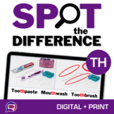 Spot the Difference Articulation No Prep Digital Game for 