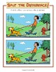 Spot the Difference! Find 10 Differences by Tim's Printables | TpT