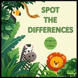 Spot the Difference Puzzles / Games | Animals Edition for 