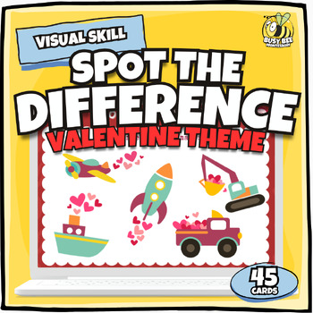 Preview of Spot the Difference | Valentine Theme