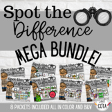 Spot the Difference Visual Perception Worksheet MEGA BUNDLE