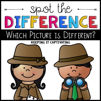 Preview of Spot the Difference {Which Picture is Different?}