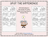 Spot the Difference Worksheets Writing Prompts