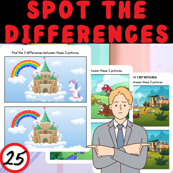 Preview of Spot the Differences: A Fun Workbook for Sharp-Eyed Kids!