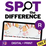FREE Spot the Difference Articulation R Digital No Prep Pr