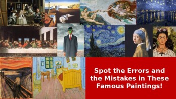 Preview of Spot the Errors and the Mistakes in These Famous Paintings!