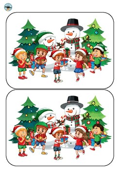 Preview of Spot the differences - Navidad