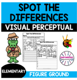 Spot the differences Visual Perceptual Figure Ground Occup