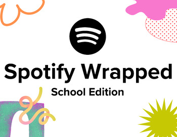 Preview of Spotify Wrapped School Edition- Flipbook