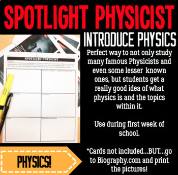 Preview of Spotlight Physicist- Physics Research