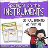 Spotlight on the Instruments - Critical Thinking & Writing
