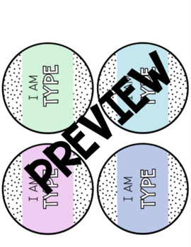 Spots and Pastel EDITABLE Affirmation Station by TeachWithMissGrant