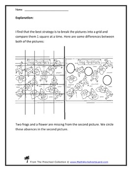 Preview of Spotting Visual Similarities and Differences Teacher Worksheet Pack