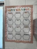 Spotty Boho Calm Happy Birthday Poster