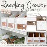 Spotty Neutrals Reading Group Organizers | Ombre Neutrals 