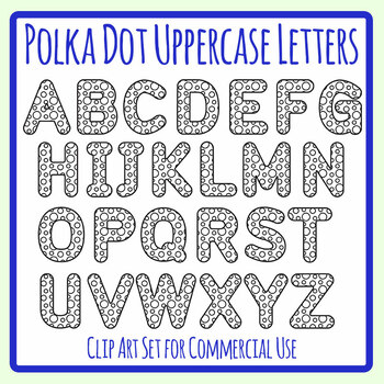 Circle Polka Dot Letters Upper Case, PDF