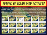 Spread of Islam Map Activity - fun, easy, engaging follow-along 21-slide PPT