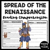 Spread of the Italian Renaissance Reading Comprehension In