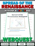 Spread of the Renaissance - Webquest with Key (Google Doc 
