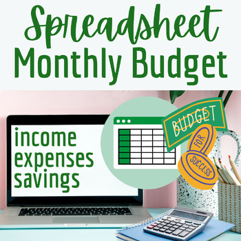 Preview of Spreadsheet Monthly Budget Activity