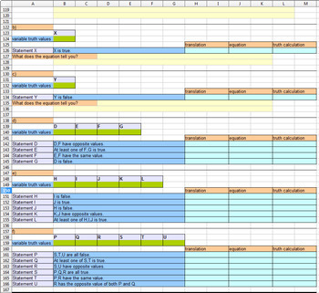 Spreadsheet Project -- modular (and binary) arithmetic, Boolean logic