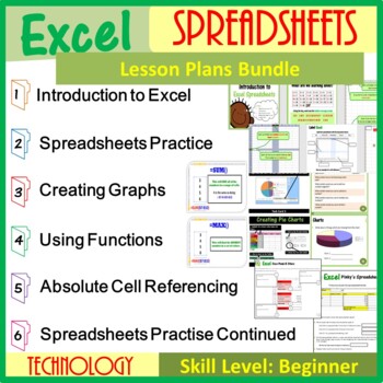 Preview of Spreadsheets Activities Bundle for Microsoft Excel - Computer Applications