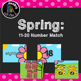 Spring 11-20 Numbers Match Puzzles Game