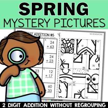 Preview of Spring 2 Digit Addition without Regrouping | 2nd Grade Math | Morning Work