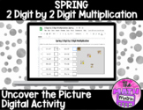 Spring 2 Digit by 2 Digit Multiplication Uncover the Pictu