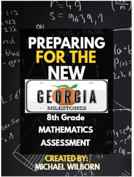 Preview of Spring 2024 8th Grade Math Georgia Milestones Preparation Handbook