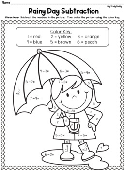 spring math worksheets kindergarten spring activities by my study buddy