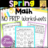 Spring 2nd Grade Math Worksheets