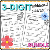 Spring 3 Digit Addition and Subtraction Bundle