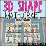 Spring 3D Shape Sort Math Craft