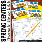 Kindergarten Spring Centers for Math and Literacy Activities