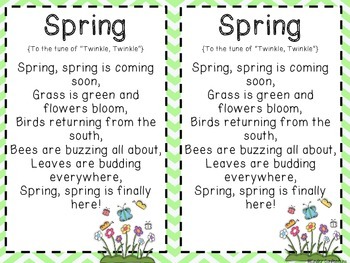 Spring: A Mini-Thematic Unit by KinderConfections | TPT