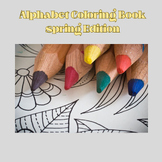 Spring ABC Color and Trace Book