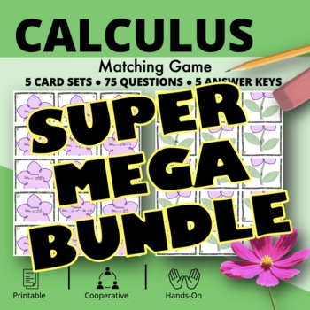 Preview of Spring | AP Calculus SUPER MEGA BUNDLE: Matching Games