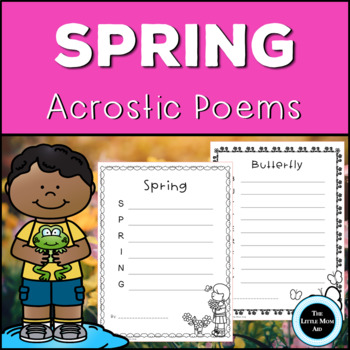 Spring Acrostic Poems Creative Writing Activity By The Little Mom Aid