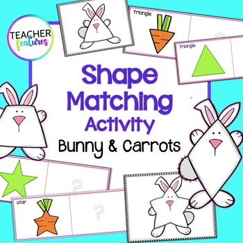 Preview of SHAPE MATCHING Bunny & Carrots