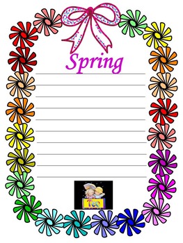 Spring writing by Teo | TPT