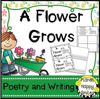 Preview of Spring Activities  ~ A Flower Grows: Poetry and Writing