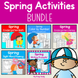 Spring Activities Bundle (Math & Literacy for Kindergarten)