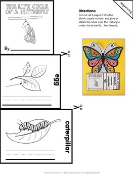 Butterfly Metamorphosis Flip Book