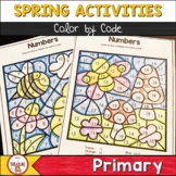 Spring Activities Color by Code | ELA and Math