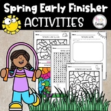 Spring Activities| Color by code, About me spring, Word Search⭐️