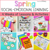 Spring SEL Activities & Crafts - Growth Mindset, Emotions,